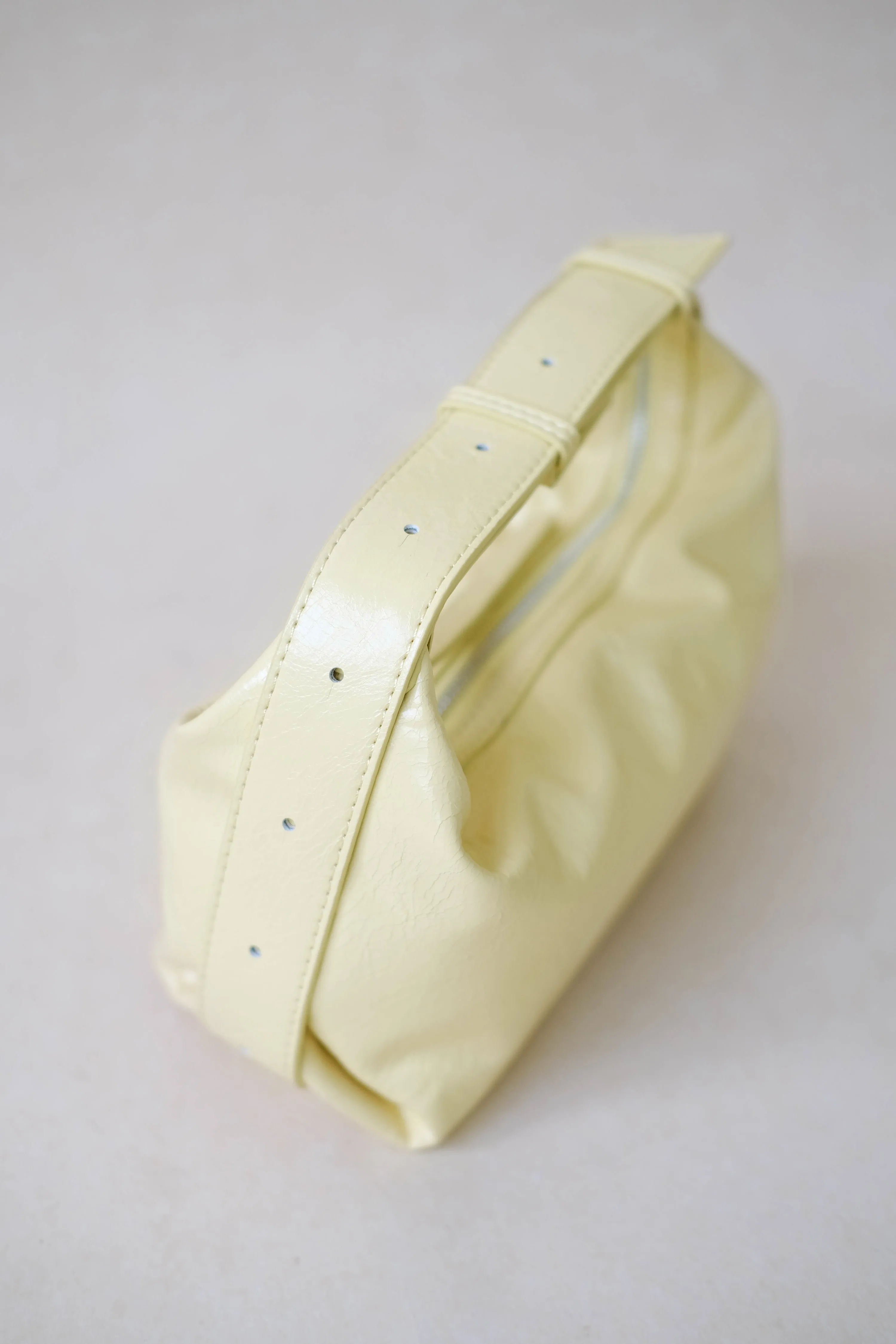French Retro Lunch Box Bag In Macaroon Yellow