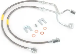 Front and Rear Stainless Extended Brake Lines for 1999-2004 Ford F-250 F-350 Super Duty 4-8" Lift (Front & Rear)