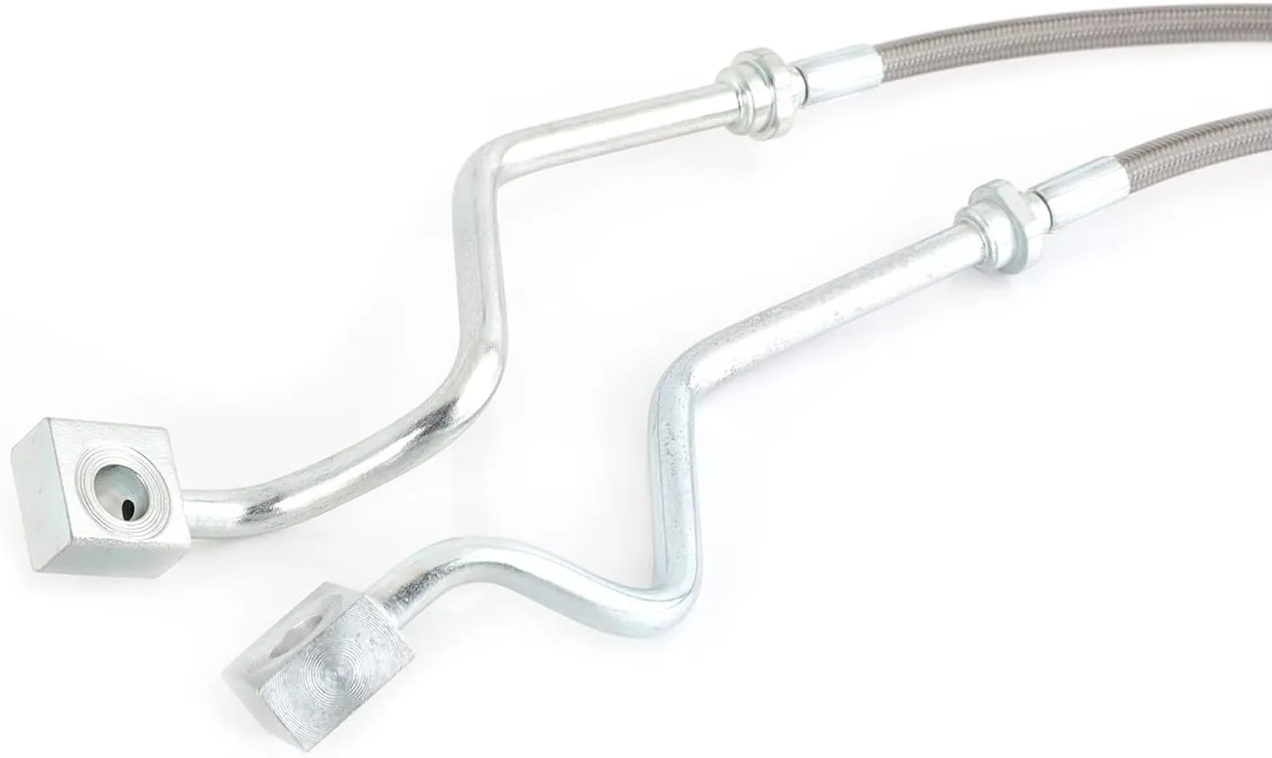 Front and Rear Stainless Extended Brake Lines for 1999-2004 Ford F-250 F-350 Super Duty 4-8" Lift (Front & Rear)