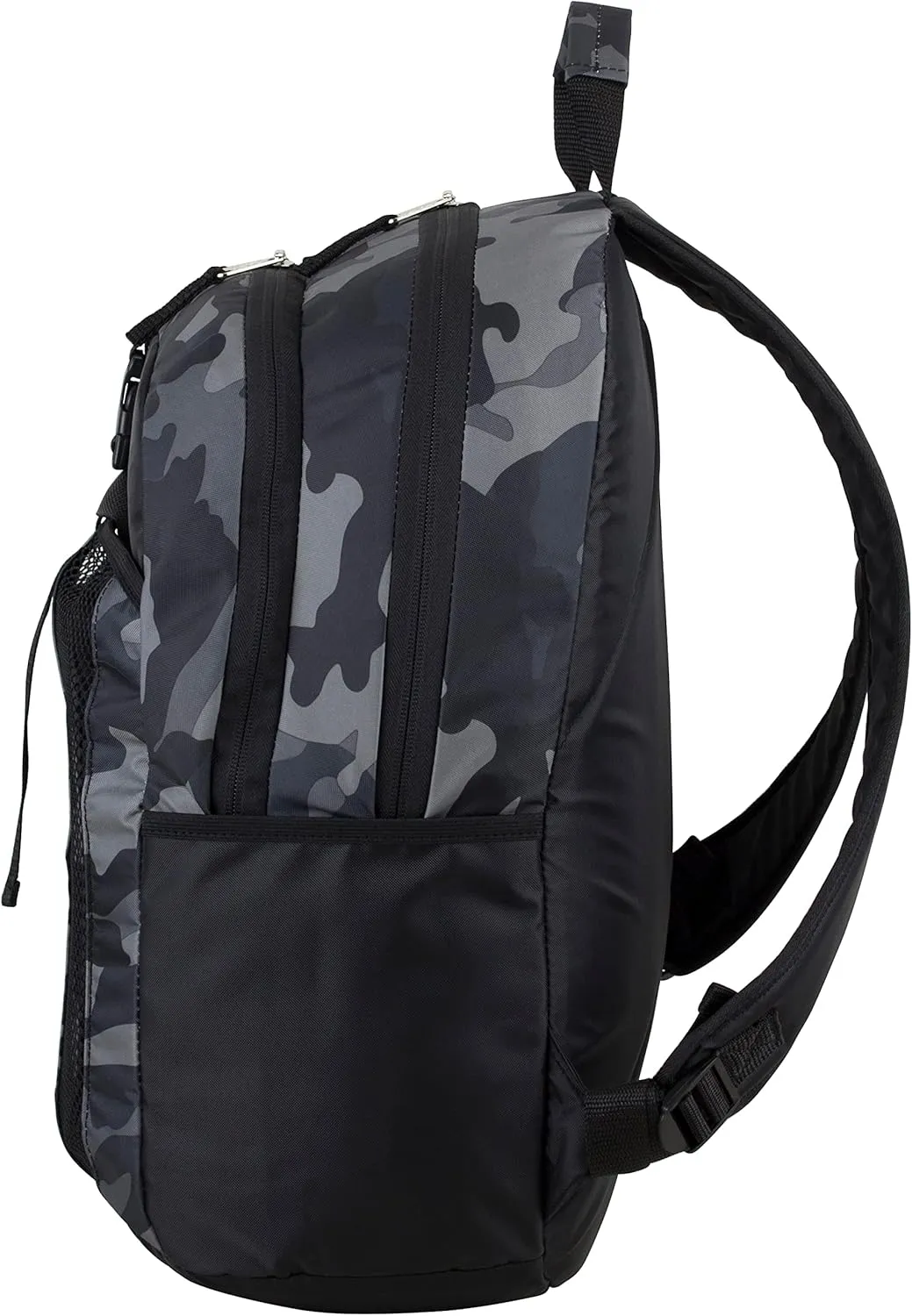 FUEL Lunch Backpack Set Teens Student Water Resistant Bookbag Bag Soft Reusable Insulated Cooler Lunch Box Thermal Travel Office Lunch Bag, Grey Camo