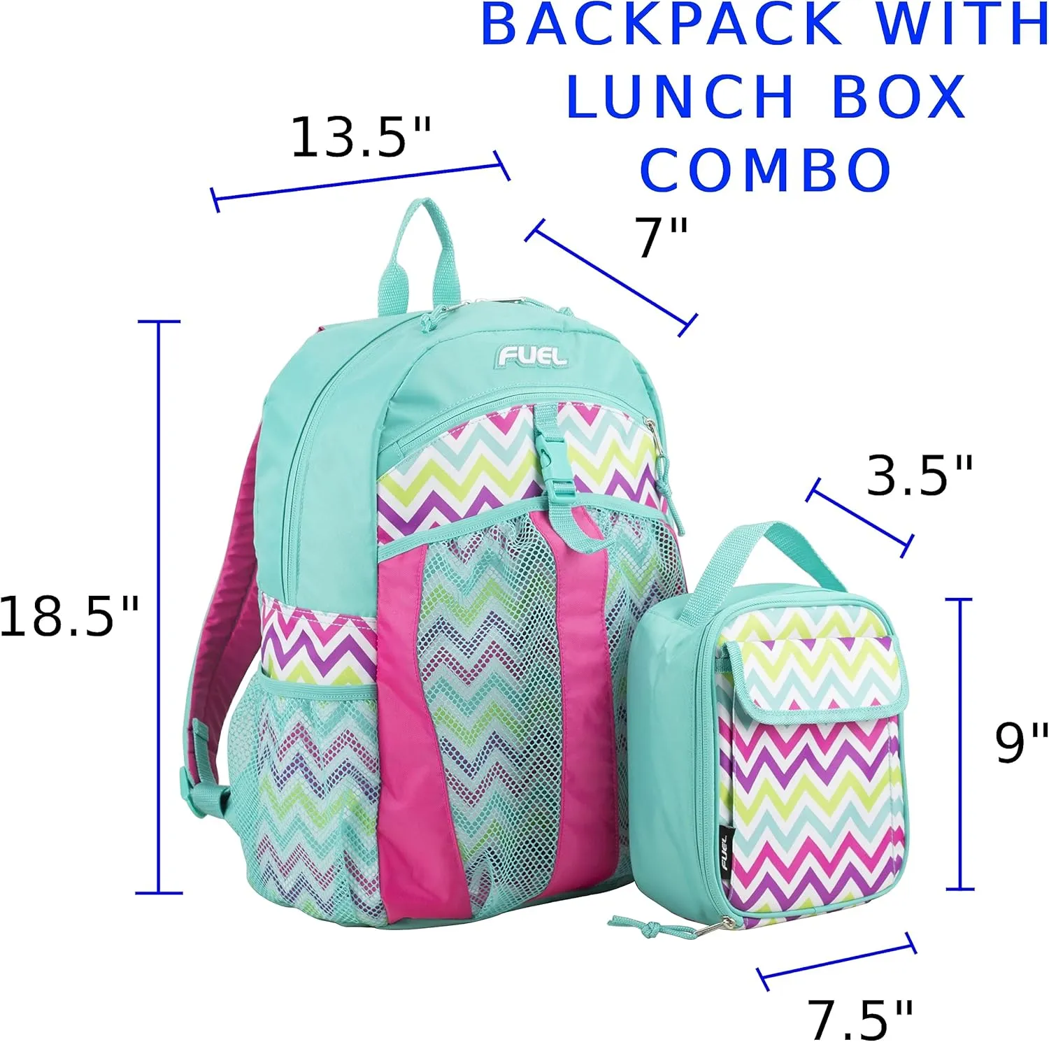 FUEL Travel Backpack Cooler Bag Lunchbox for Work Insulated Cooler Bag Lunch Bag Work Hiking Water Bottle Pockets