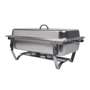 Full Size Foldable Chafer Stainless Steel