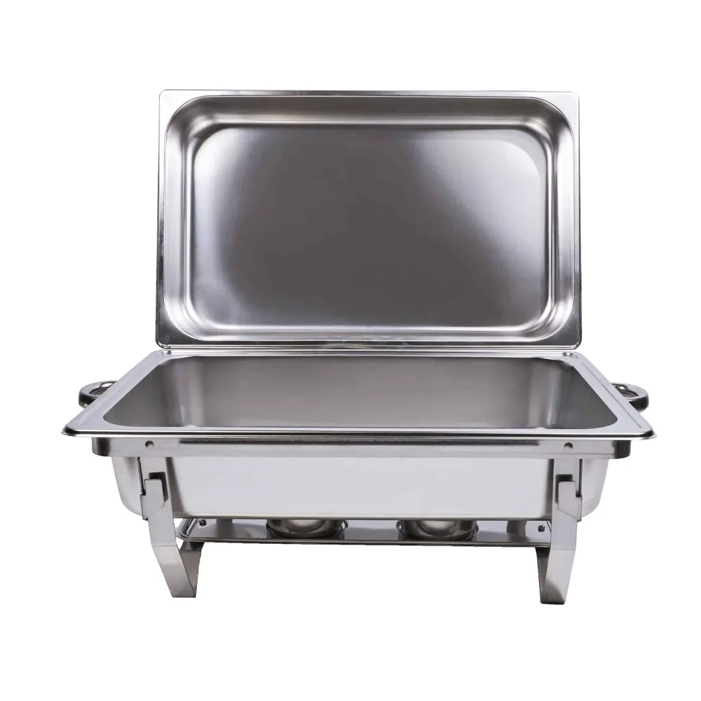 Full Size Foldable Chafer Stainless Steel