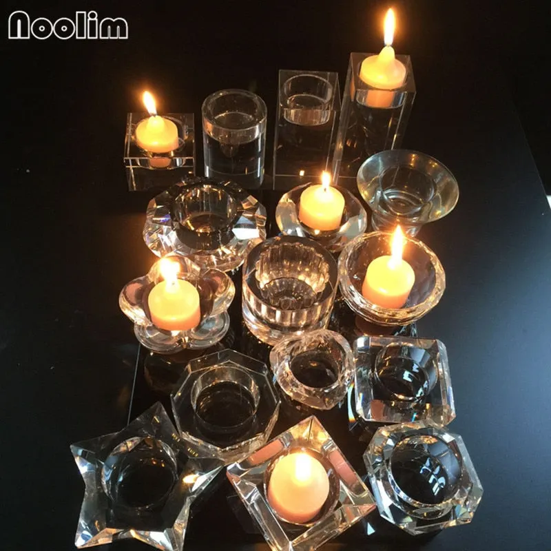 Galvani Crystal Candle Geometric Candle Holders