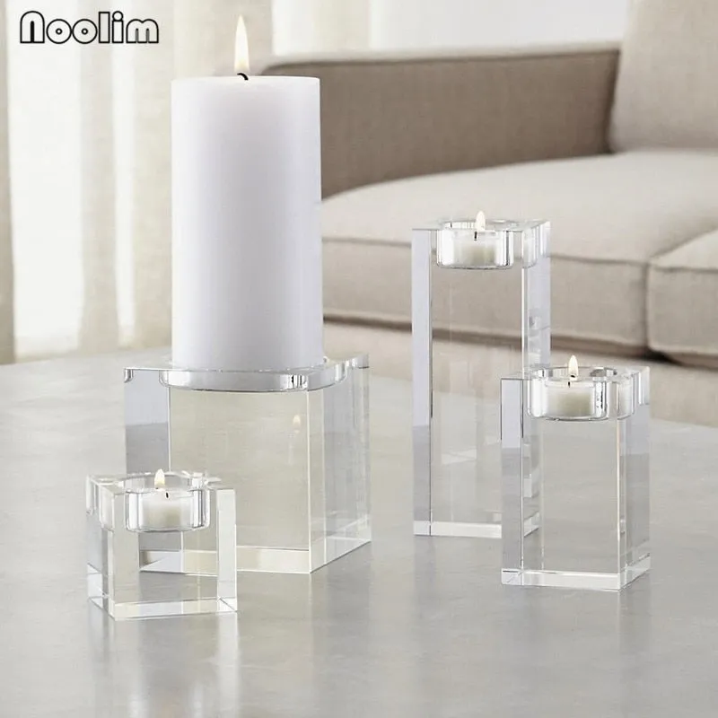 Galvani Crystal Candle Geometric Candle Holders