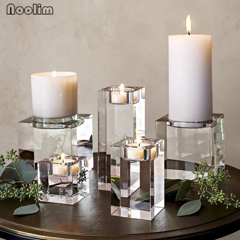 Galvani Crystal Candle Geometric Candle Holders