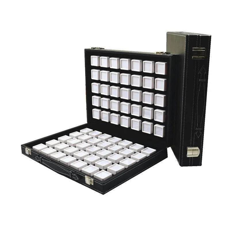 Gem Boxes Salesman Suitcase w/ Lock (Gem Boxes Included)-JPM0129