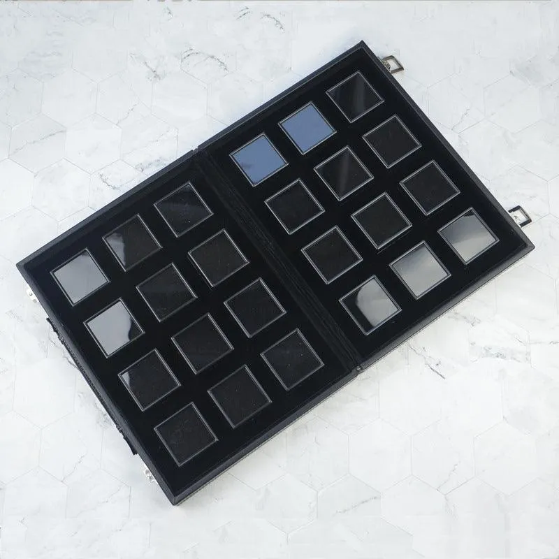 Gem Boxes Salesman Suitcase w/ Lock (Gem Boxes Included)-JPM0129
