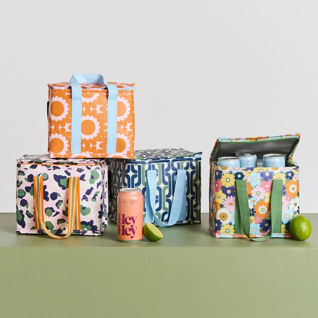 Geo Floral Mini Insulated Tote