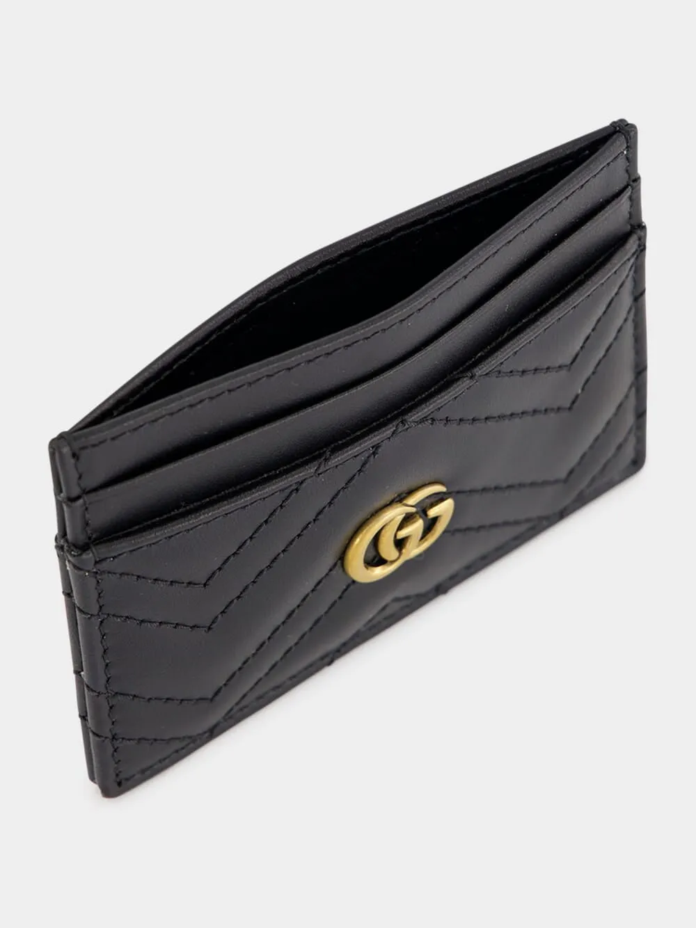 GG Marmont Black Card Case