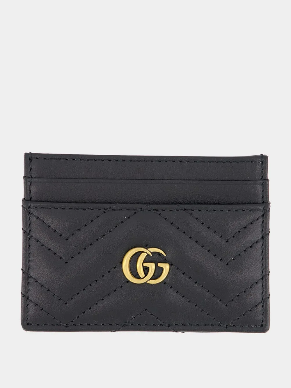 GG Marmont Black Card Case