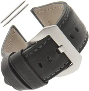 Gilden 22-26mm Gents Water-Resistant Leather Watch Strap WRBAND, fits Panerai watches