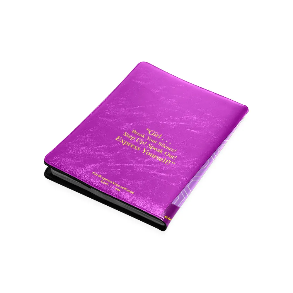 Girl 2 Stop a Wound, Stop Reliving It Custom Notebook