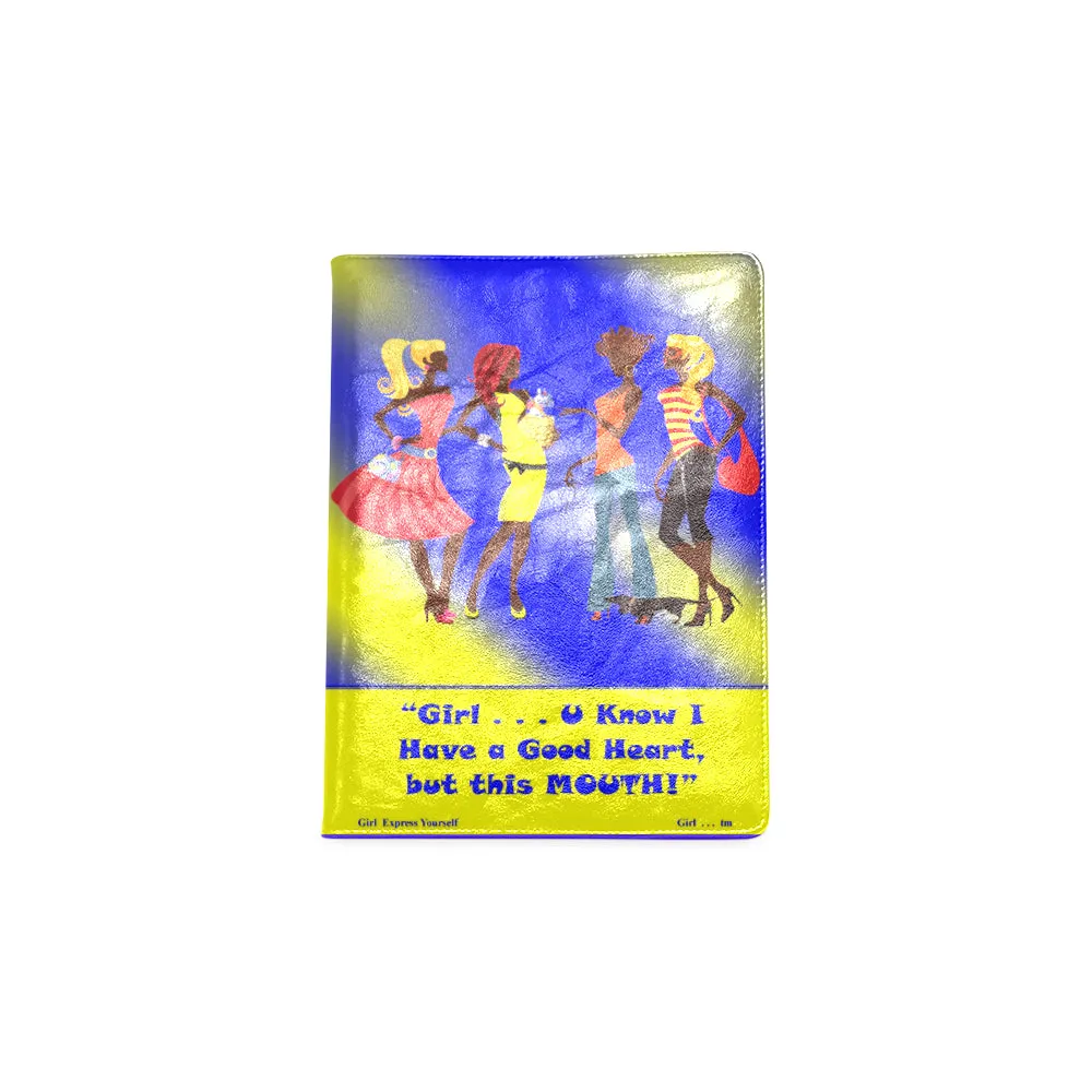 Girl I Have a Big Heart Custom Notebook