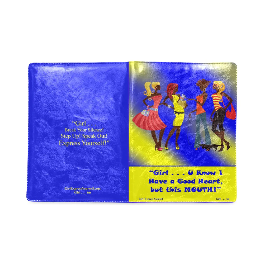 Girl I Have a Big Heart Custom Notebook