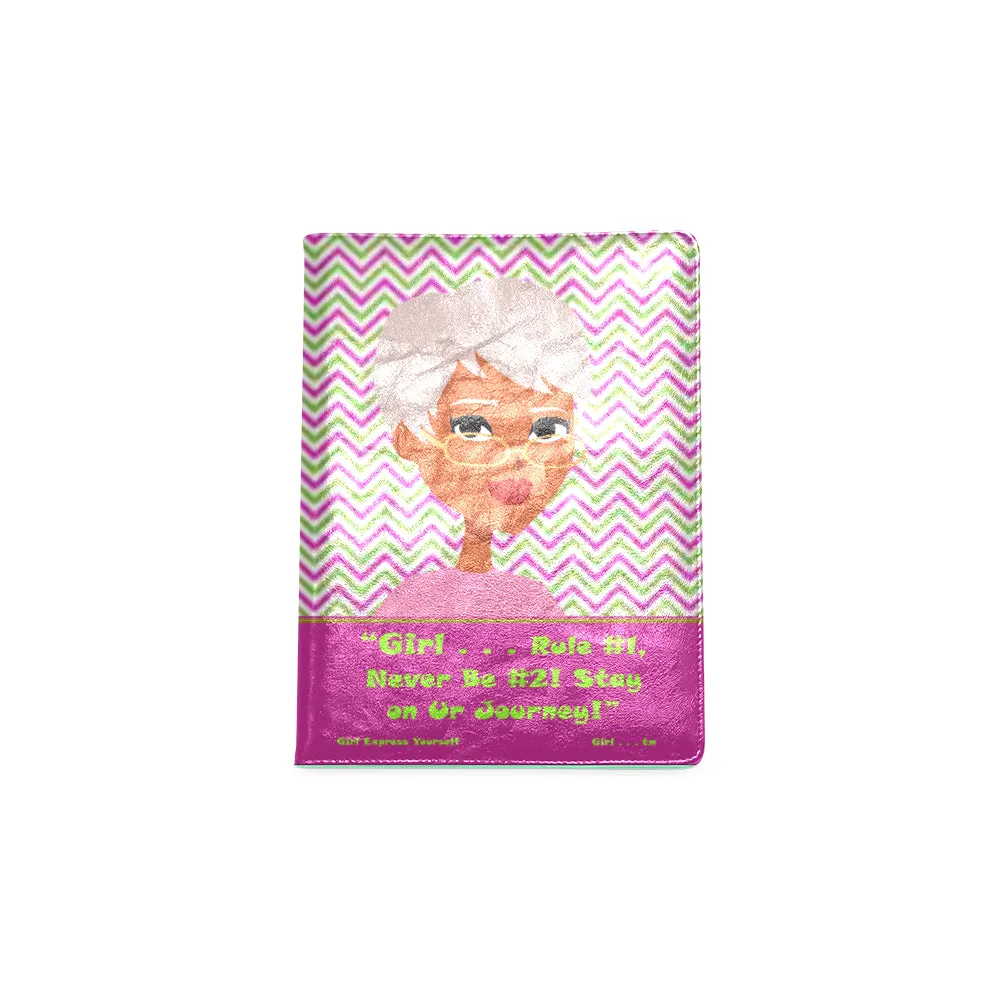 Girl Rule #1 Never Be #2 Custom Notebook