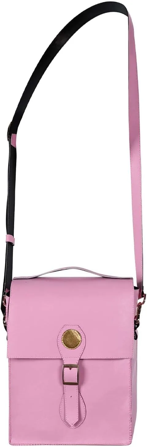Glinda Pink Bag Leather Shoulder Handbags Fashion Square Evening Party Purse for Halloween