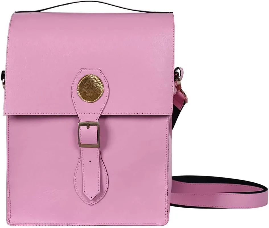 Glinda Pink Bag Leather Shoulder Handbags Fashion Square Evening Party Purse for Halloween