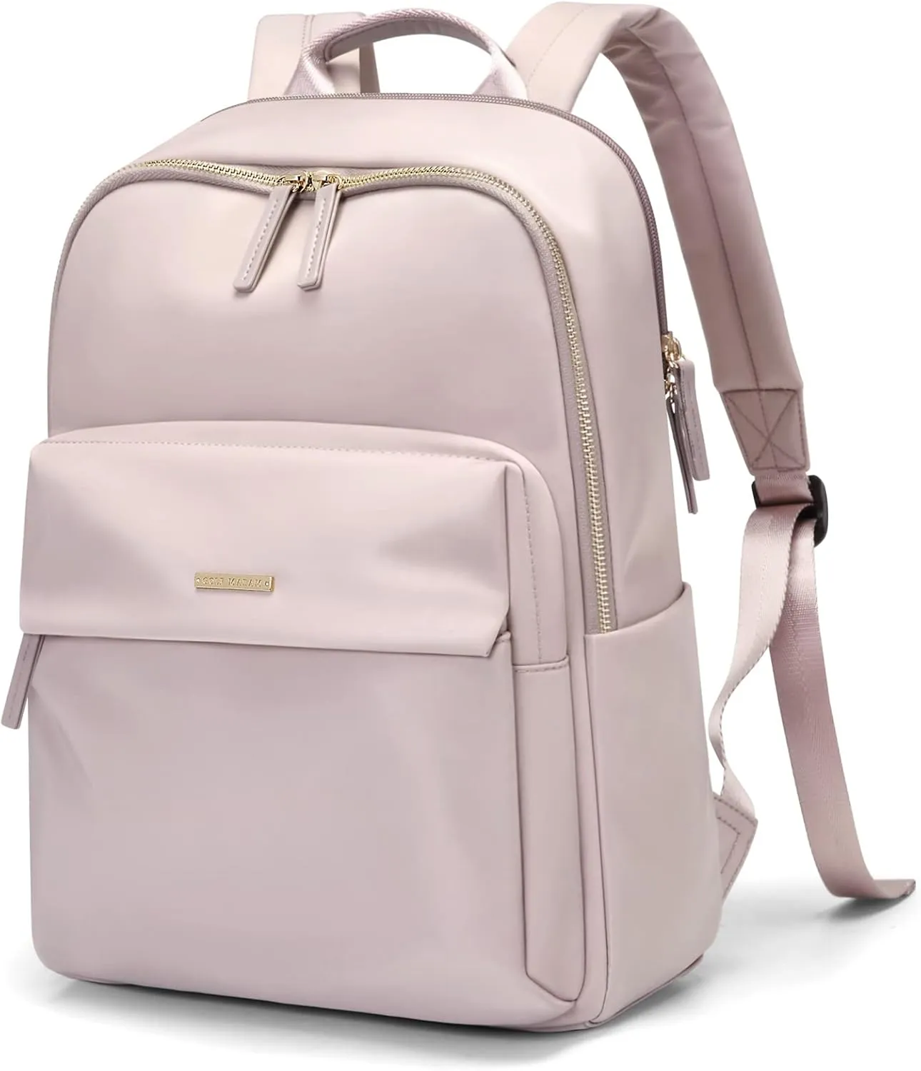 GOLF SUPAGS Laptop Backpack for Women Fits 14 Inch Notebook Casual Daypack Purse Work Travel College Bag (Pink)