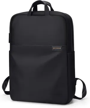GOLF SUPAGS Travel Laptop Backpack for Women Anti Theft Slim Durable College Bookbag Business Computer Bag Fit 17Inch Notebook (Black, 17Inch)