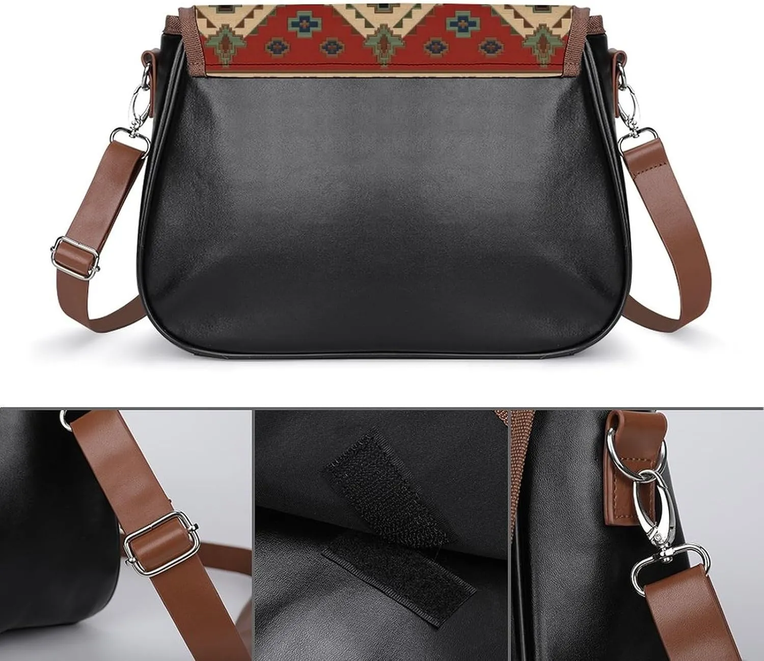 Gothic Magic Witch Witchy Fashionable And Exquisite Shoulder Bag, Convenient Leather Crossbody Bag for Going Out