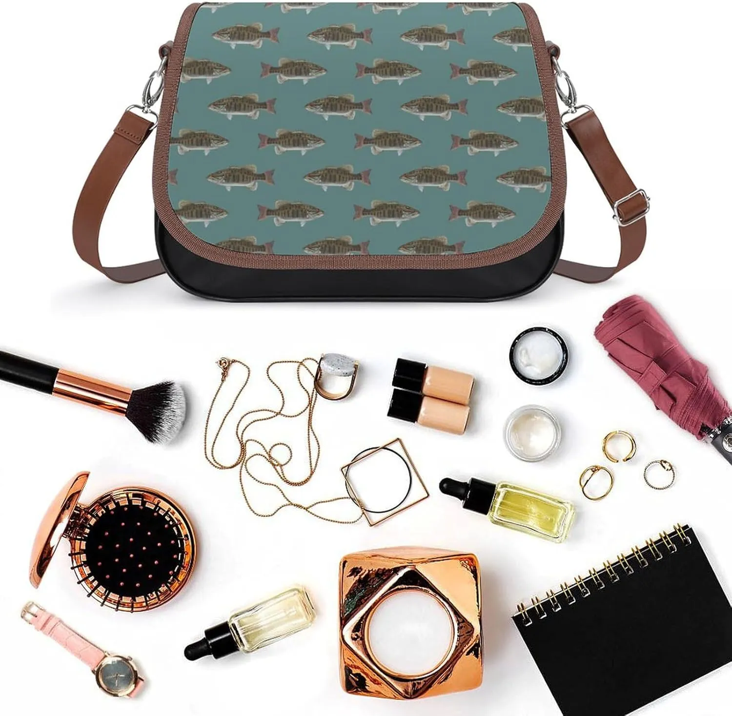 Gothic Magic Witch Witchy Fashionable And Exquisite Shoulder Bag, Convenient Leather Crossbody Bag for Going Out