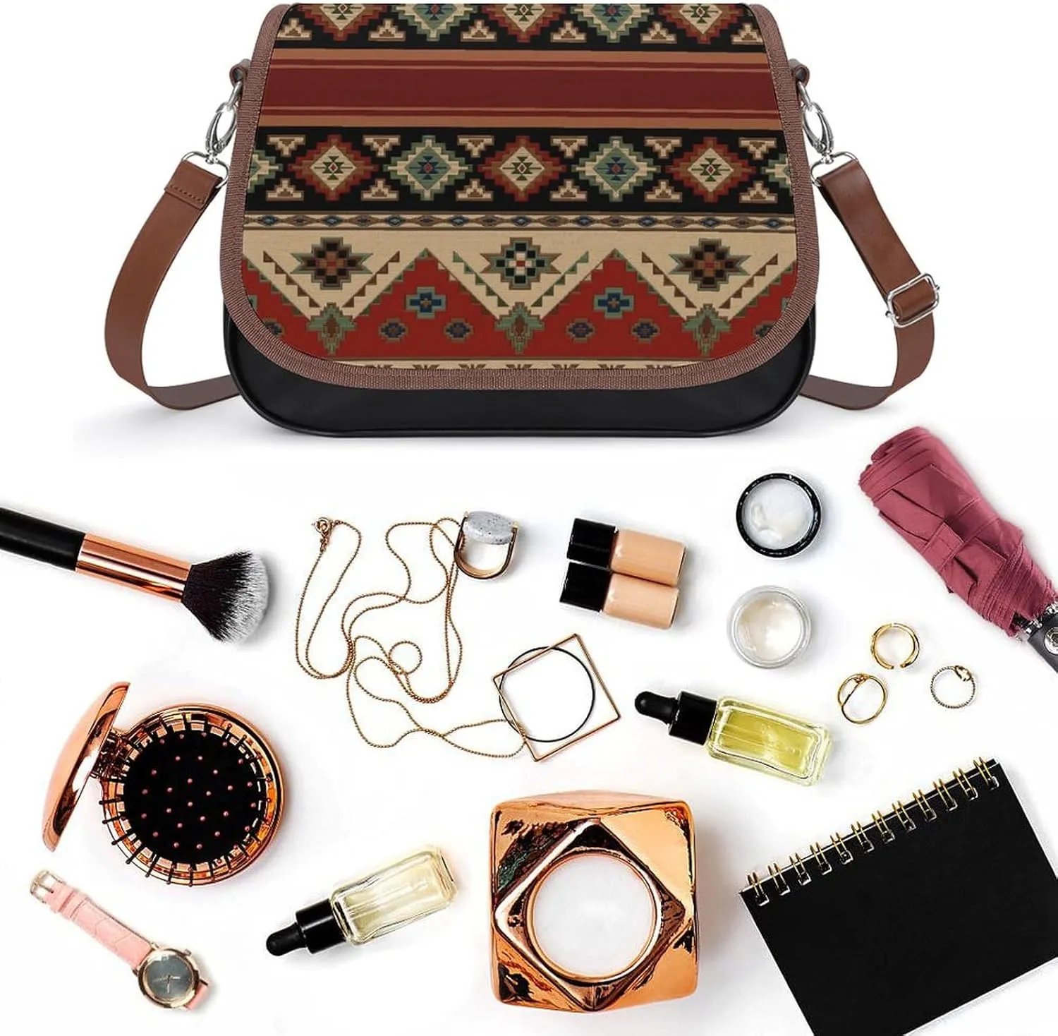 Gothic Magic Witch Witchy Fashionable And Exquisite Shoulder Bag, Convenient Leather Crossbody Bag for Going Out