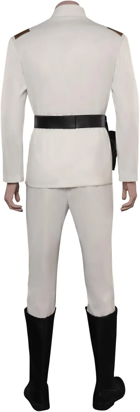 Grand Admiral Thrawn Cosplay Costume Battle Rebels Shirt Pants Imperial Officer Uniform Halloween Suit for Adult Men