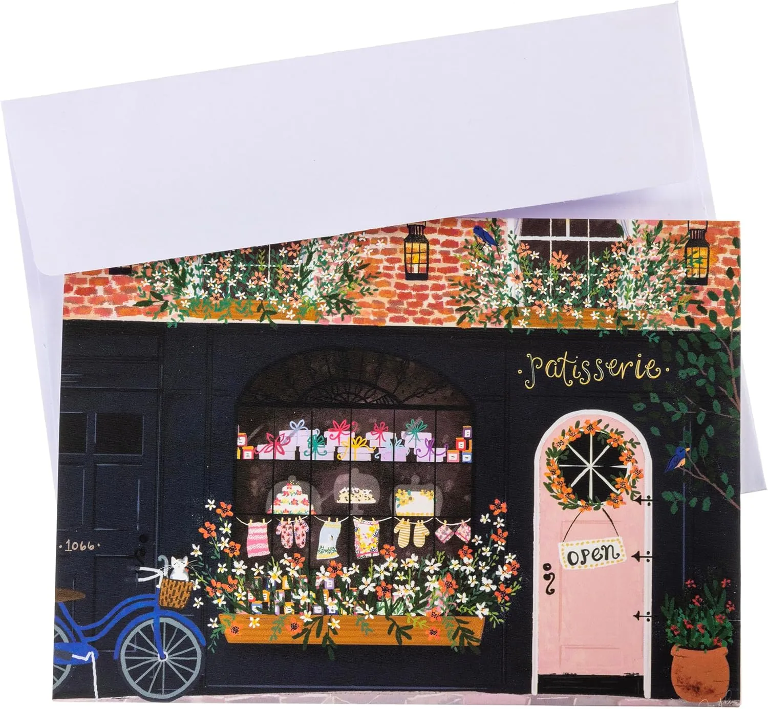 Graphique Joyful Landscapes Assorted Cards, 20 Pack, All Occasion Blank Note Cards with Envelopes, 4 Assorted Designs, Boxed Set for Personalized Notes, 4.25" x 6"
