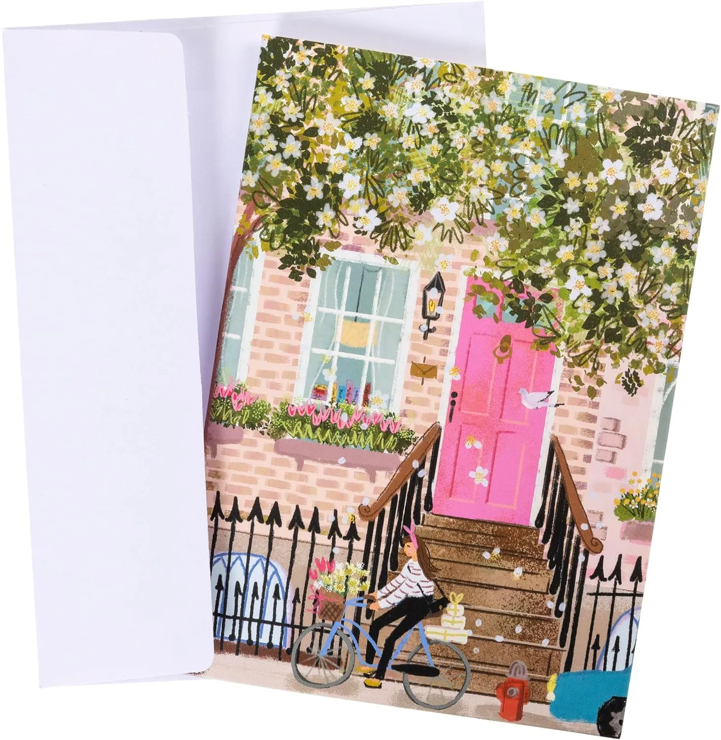 Graphique Joyful Landscapes Assorted Cards, 20 Pack, All Occasion Blank Note Cards with Envelopes, 4 Assorted Designs, Boxed Set for Personalized Notes, 4.25" x 6"