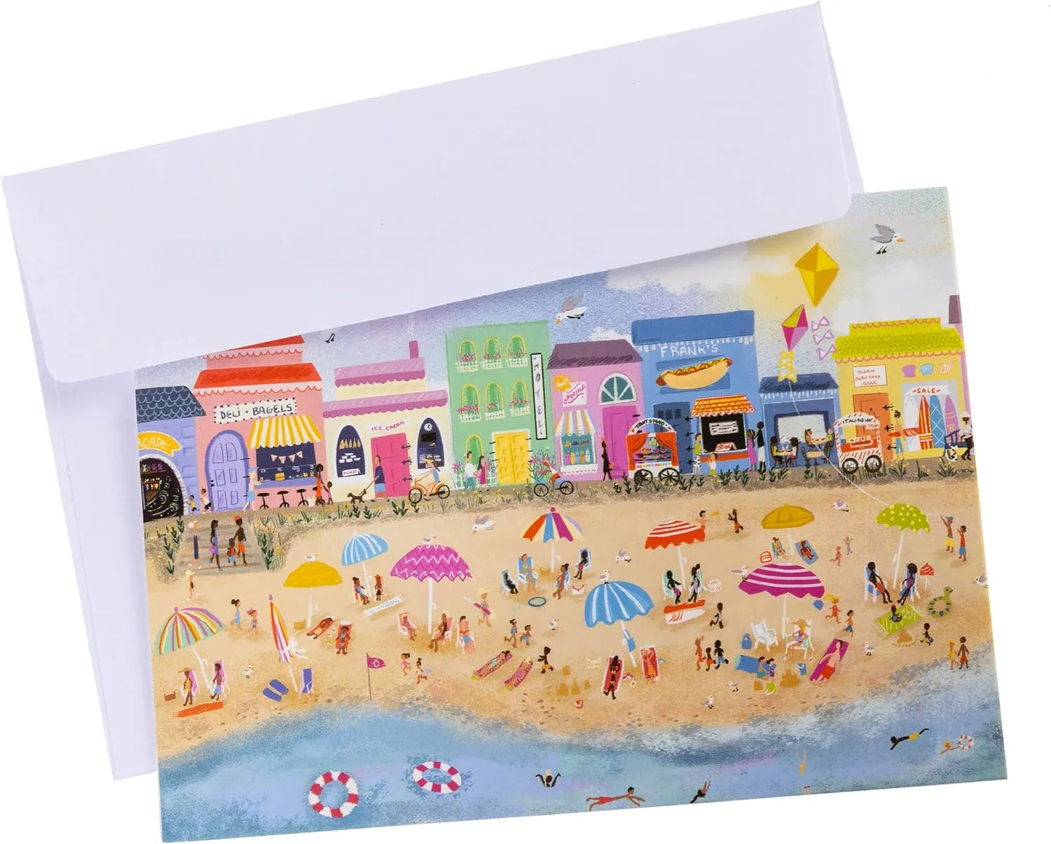 Graphique Joyful Landscapes Assorted Cards, 20 Pack, All Occasion Blank Note Cards with Envelopes, 4 Assorted Designs, Boxed Set for Personalized Notes, 4.25" x 6"