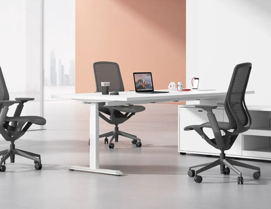 Gravity Ergonomic Office Chair - Charcoal Frame - Charcoal Mesh