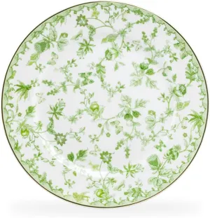 Greeny Garden Fine Porcelain Plate Set of 1, One plate (8-inch Dessert Plate)
