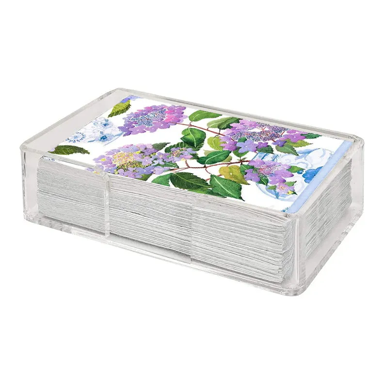 Hand Towel Holder for Bathroom Decorative Paper Hand Towels or Guest Towels Acrylic 4.5" x 9" x 2.5 Made in USA