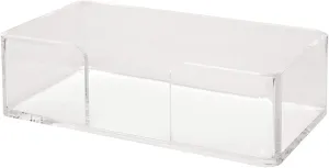 Hand Towel Holder for Bathroom Decorative Paper Hand Towels or Guest Towels Acrylic 4.5" x 9" x 2.5 Made in USA