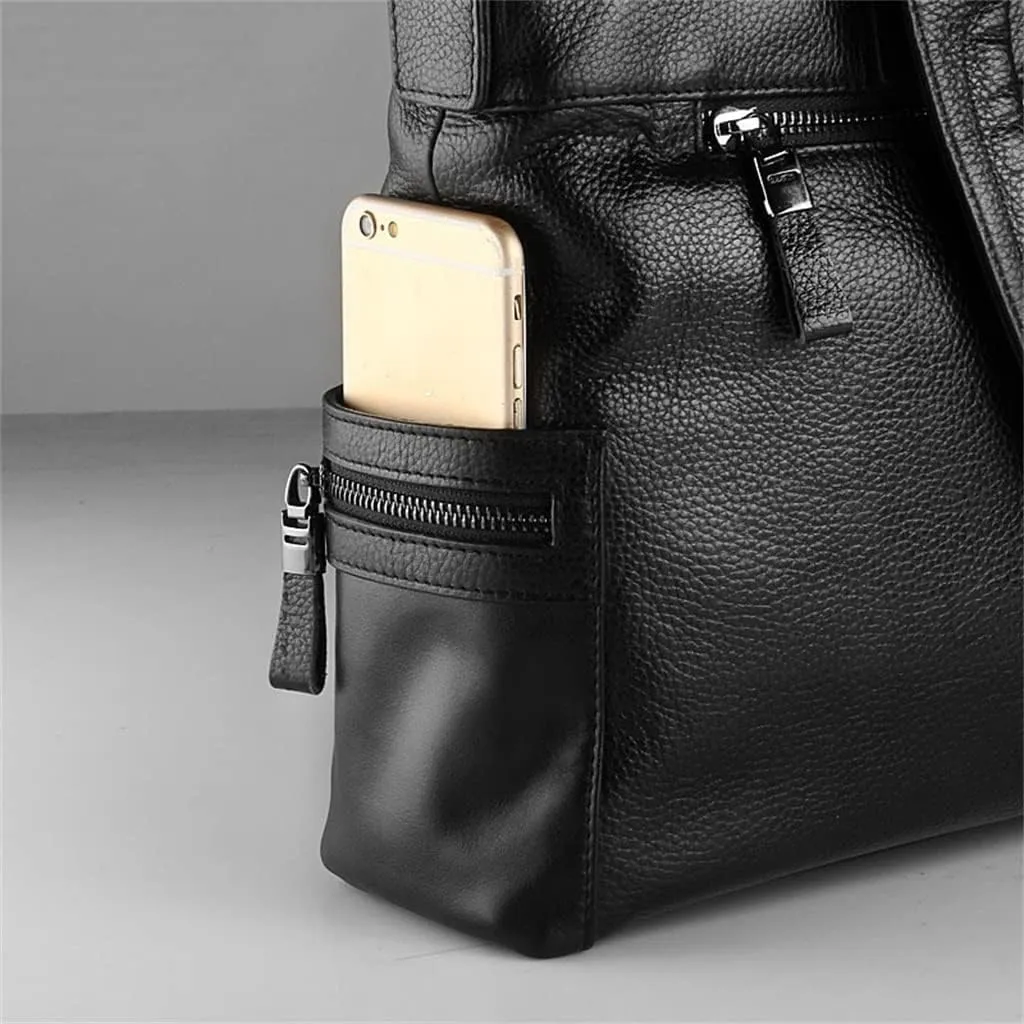 Handbag men's bag cowhide men's business bag horizontal large capacity briefcase