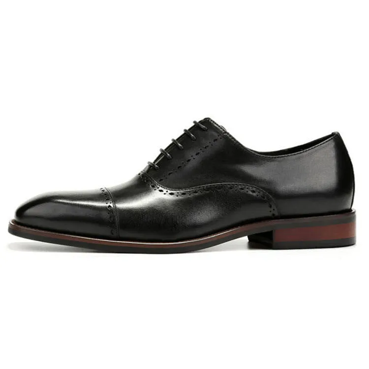 Handmade Full Grain Leather Oxford Dress Shoes