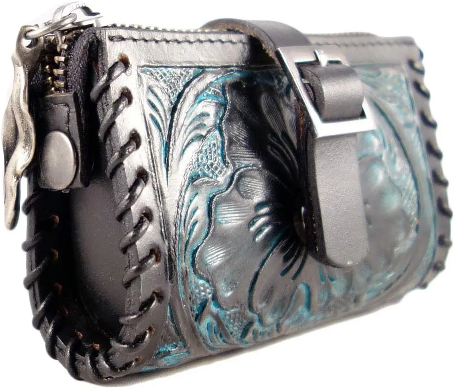 Handmade Genuine Leather Coin Purse, Hand Purse, Vintage Gift Pouch, Change Purse