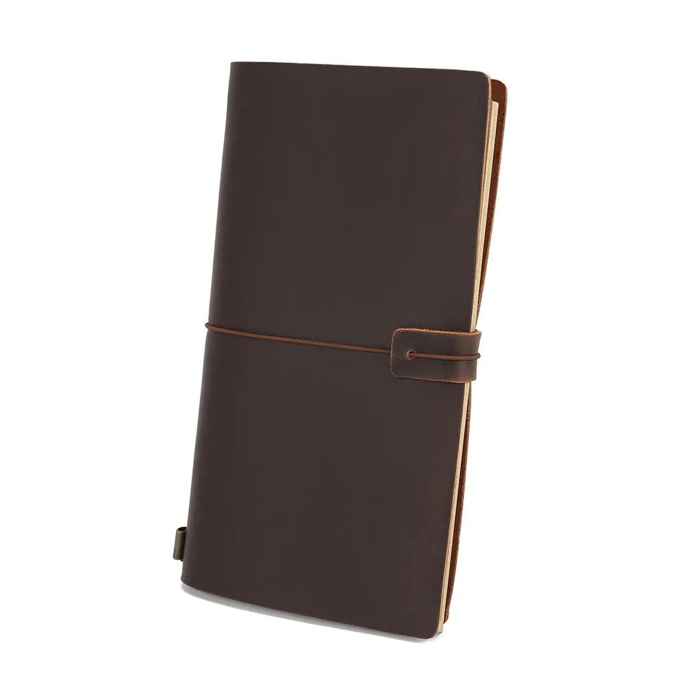 Handmade Vintage Leather Notebook Cover for Work & Travel
