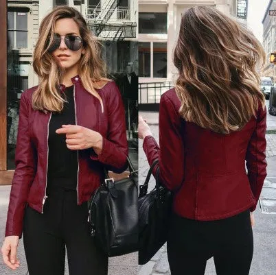 Hannah | Comfortable Women's Leather Jacket - Stylish & Durable Outerwear