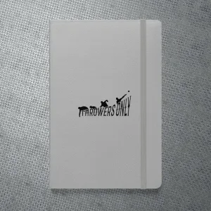 Hardcover bound notebook I Throwers Only
