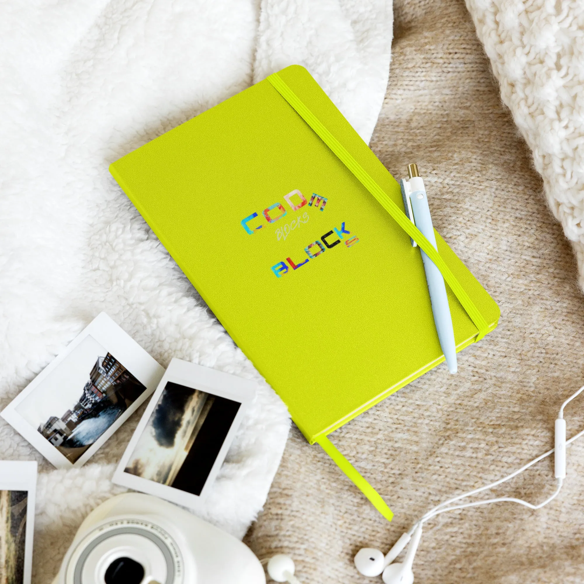 Hardcover bound notebook