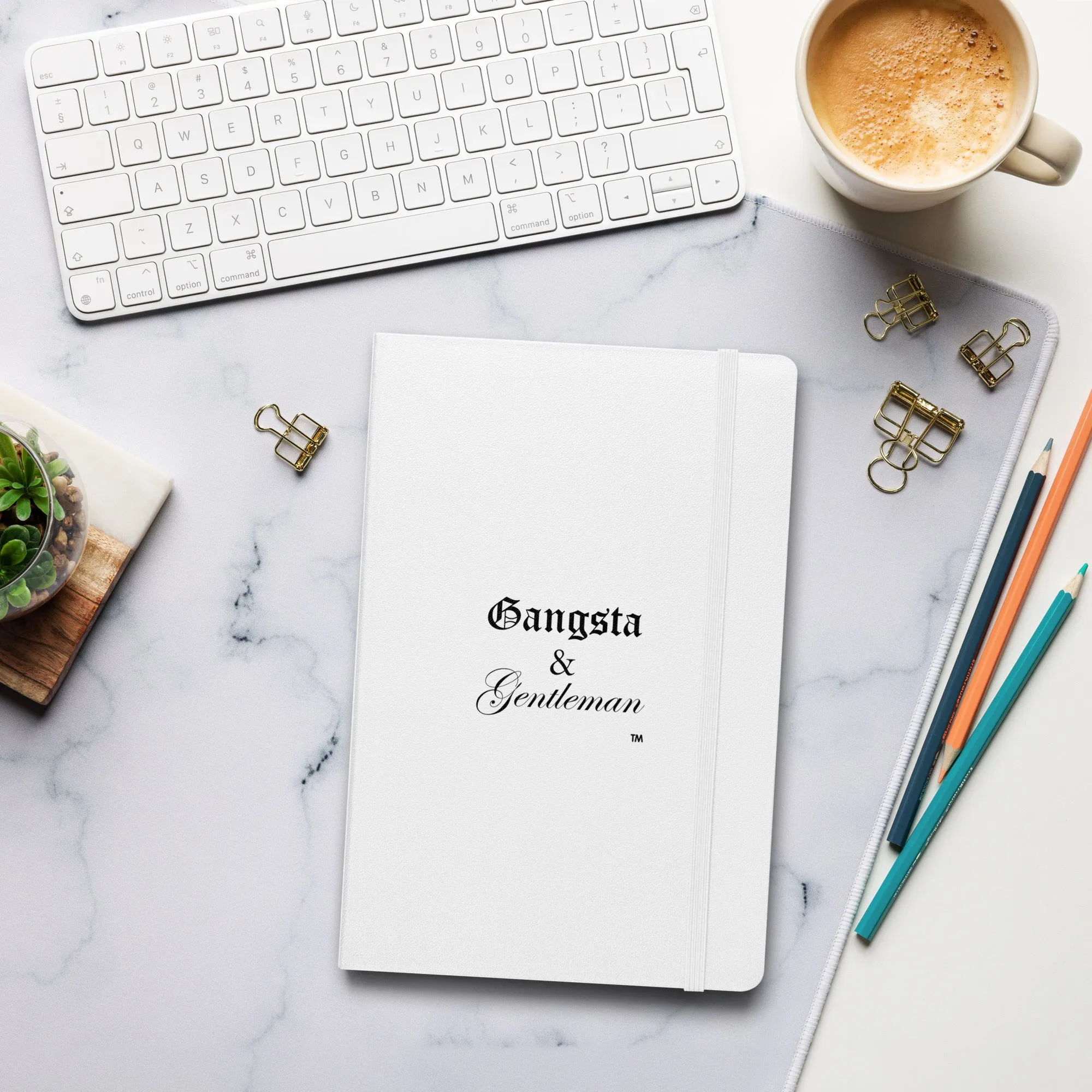 Hardcover Gangsta & Gentleman bound notebook