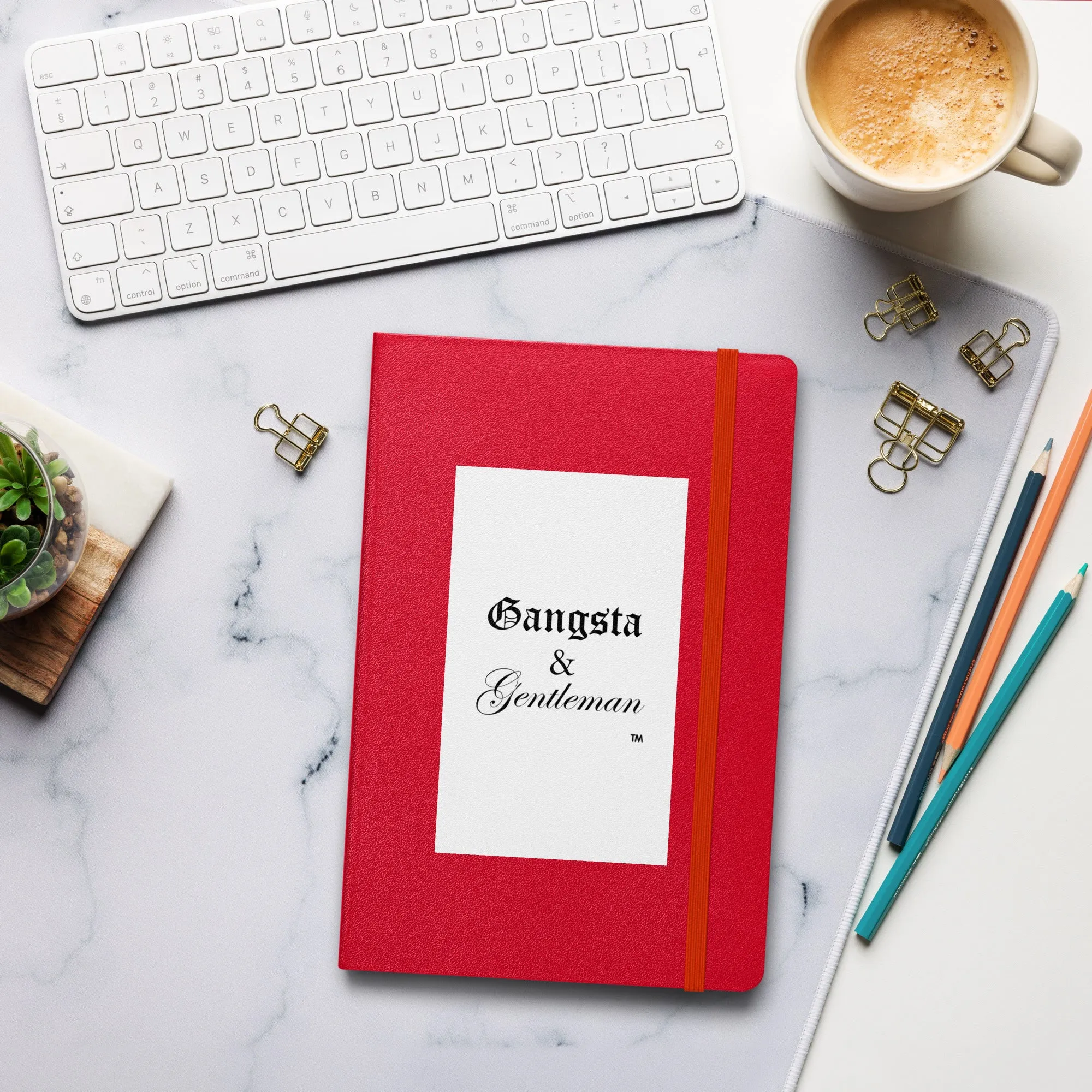 Hardcover Gangsta & Gentleman bound notebook