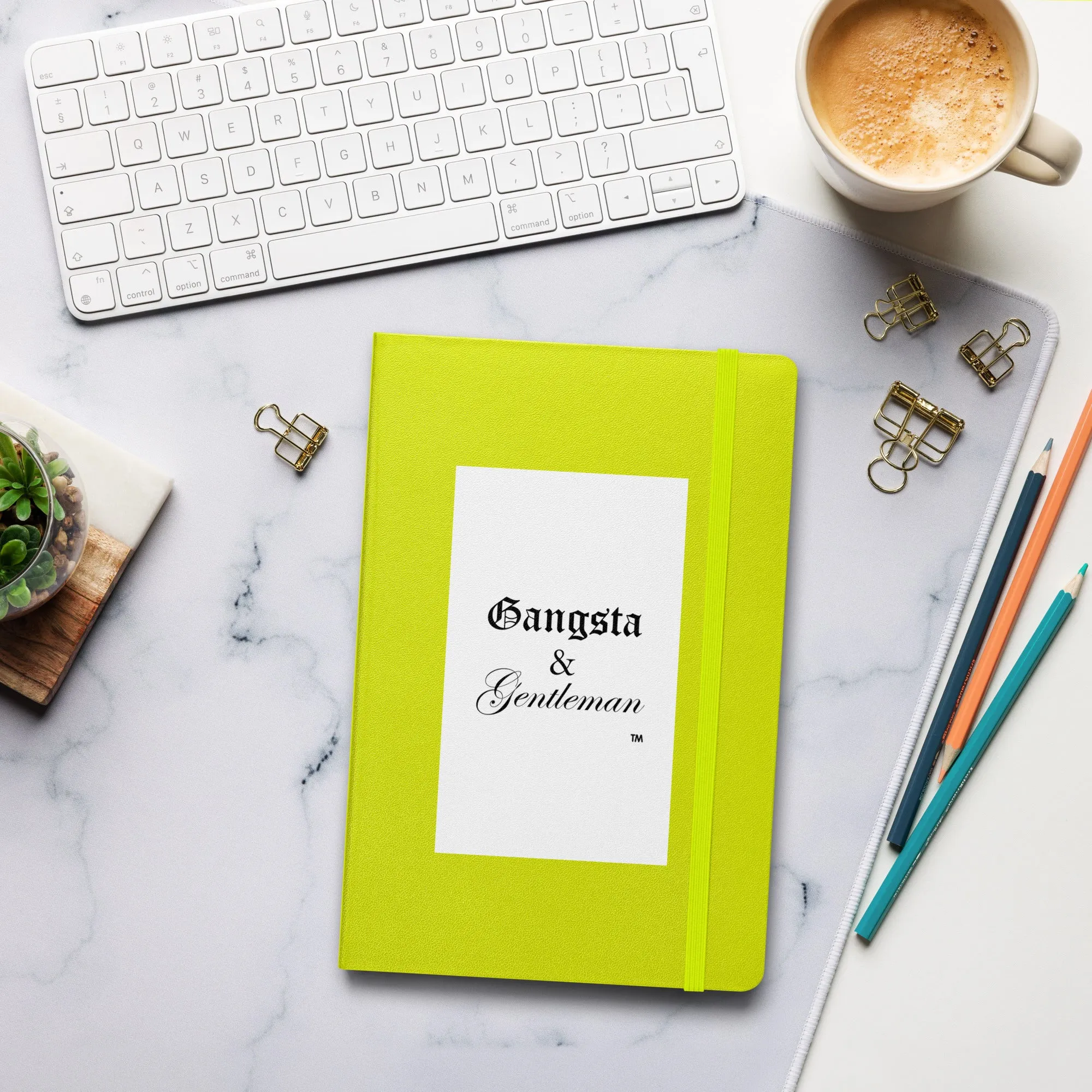 Hardcover Gangsta & Gentleman bound notebook