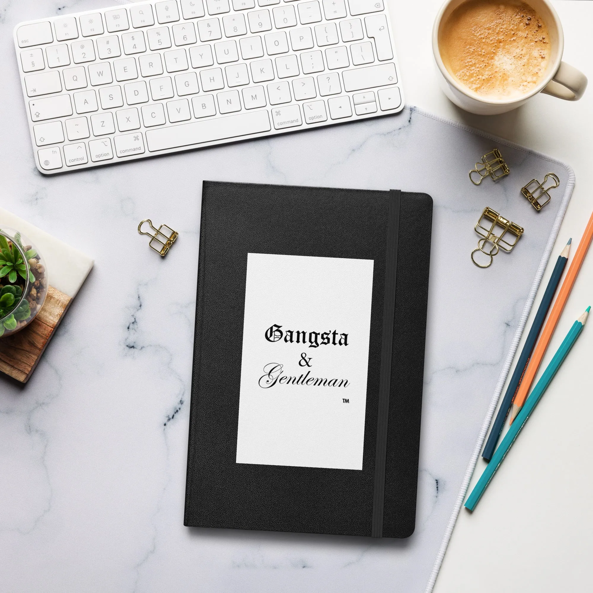 Hardcover Gangsta & Gentleman bound notebook