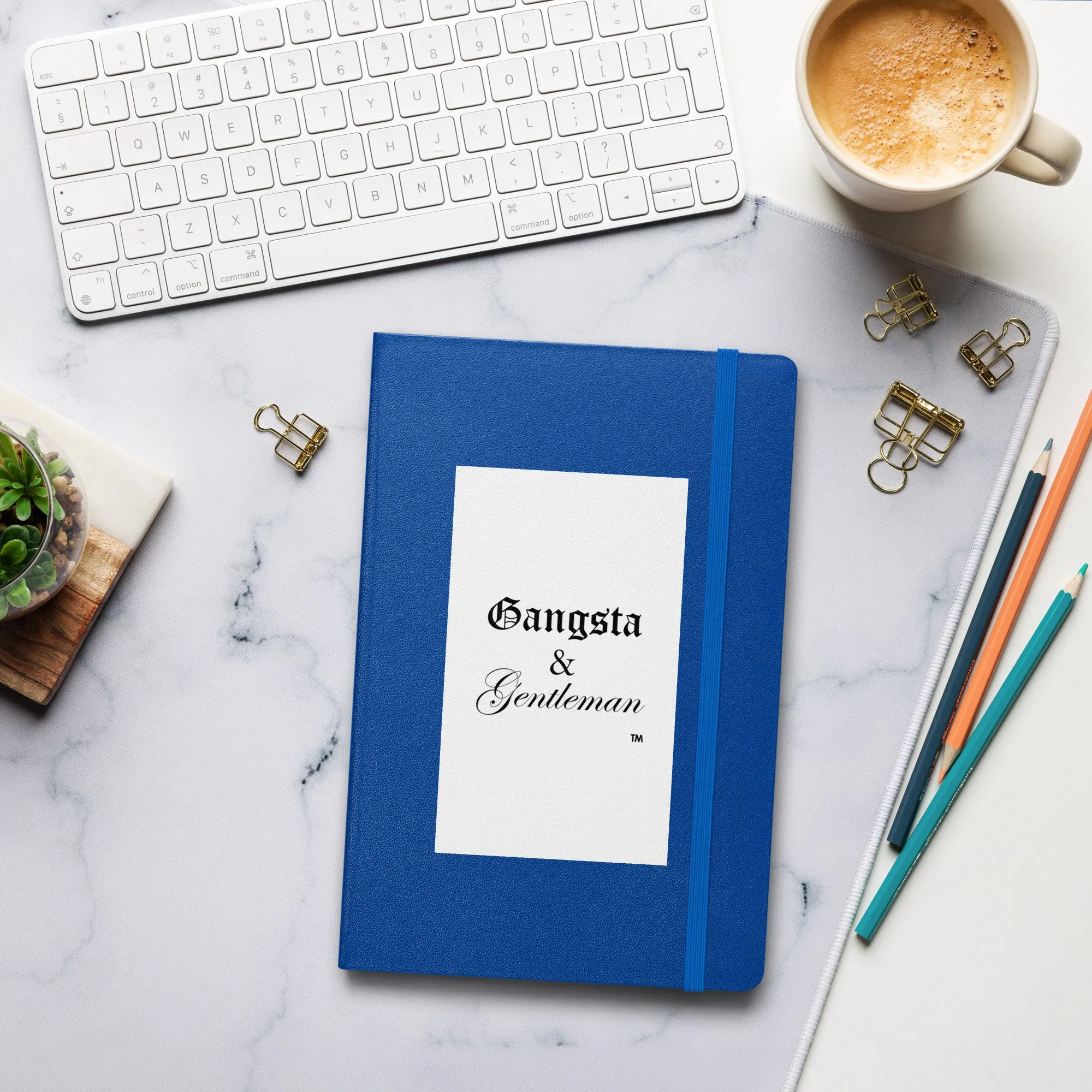 Hardcover Gangsta & Gentleman bound notebook