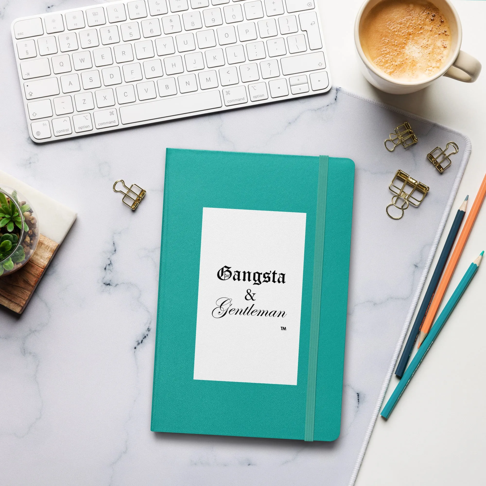 Hardcover Gangsta & Gentleman bound notebook