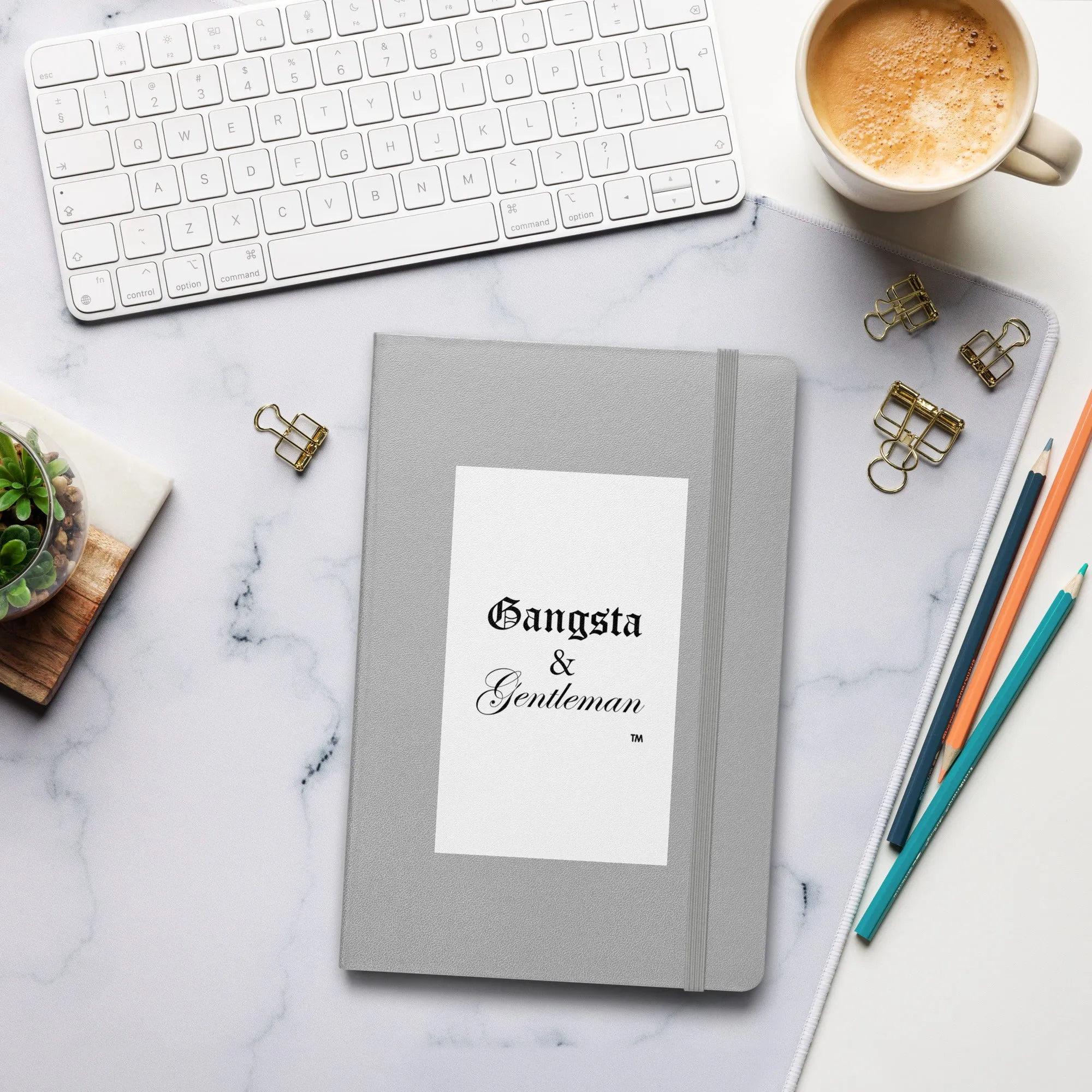 Hardcover Gangsta & Gentleman bound notebook