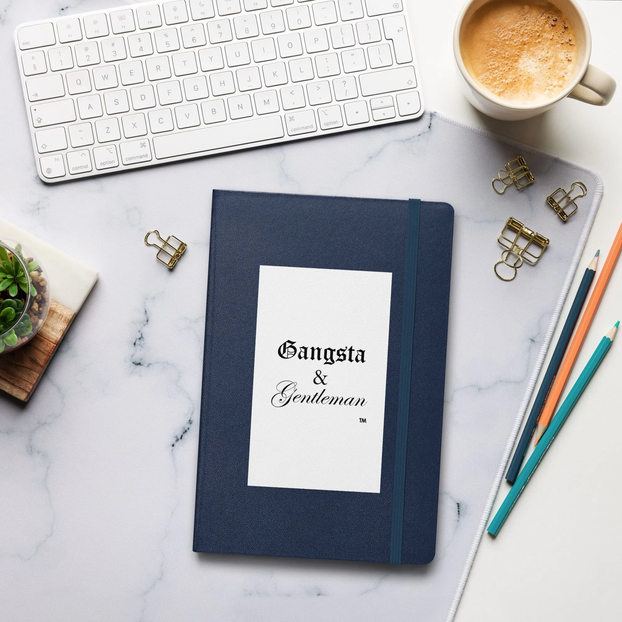 Hardcover Gangsta & Gentleman bound notebook